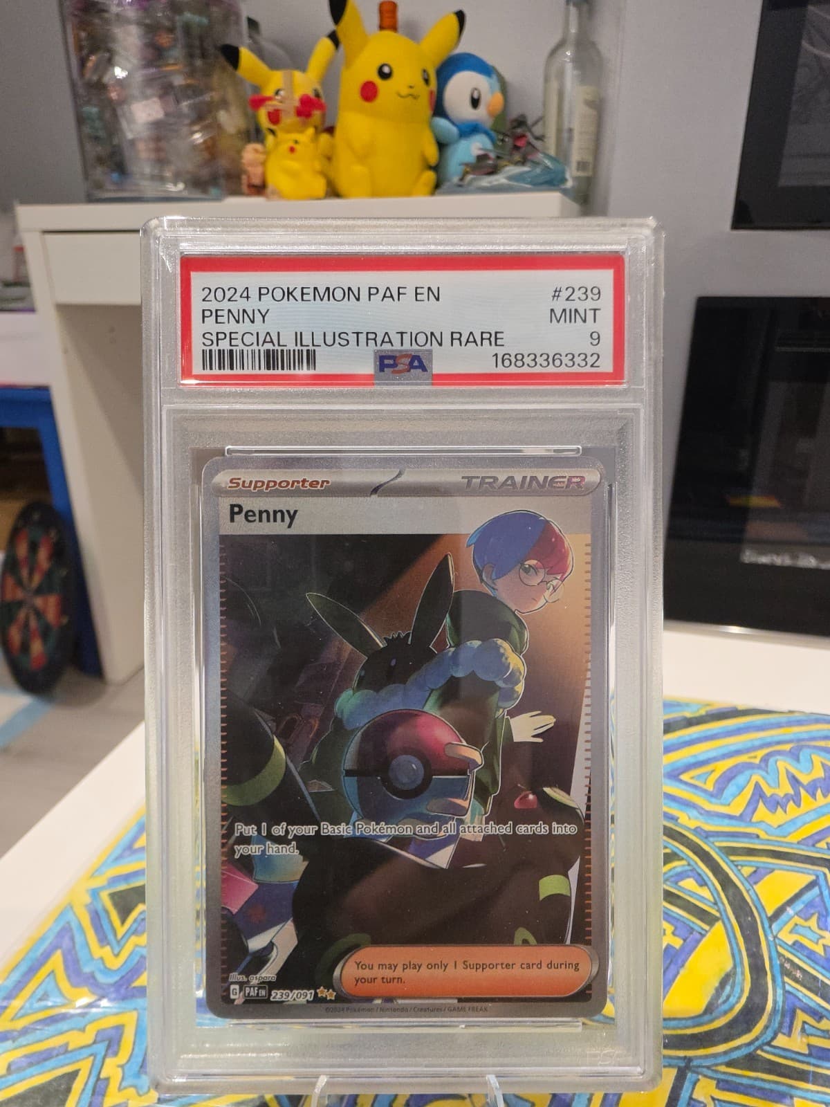 2024 POKEMON PAF EN-PALDEAN FATES SPECIAL ILLUSTRATION RARE #239 PENNY PSA 9
