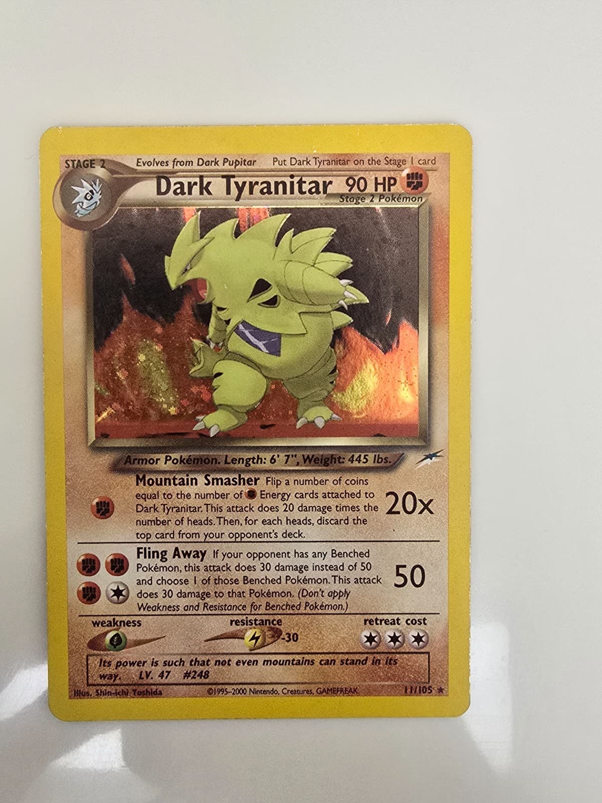 Dark Tyranitar 11/105 Neo Destiny Holo