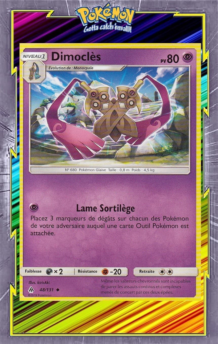 Dimoclès - SL06:Lumière Interdite - 48/131 - Carte Pokemon Neuve Française