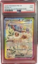 2025 Pokemon Prismatic Eevee ex Special Illustration Rare #167/131 PSA 9