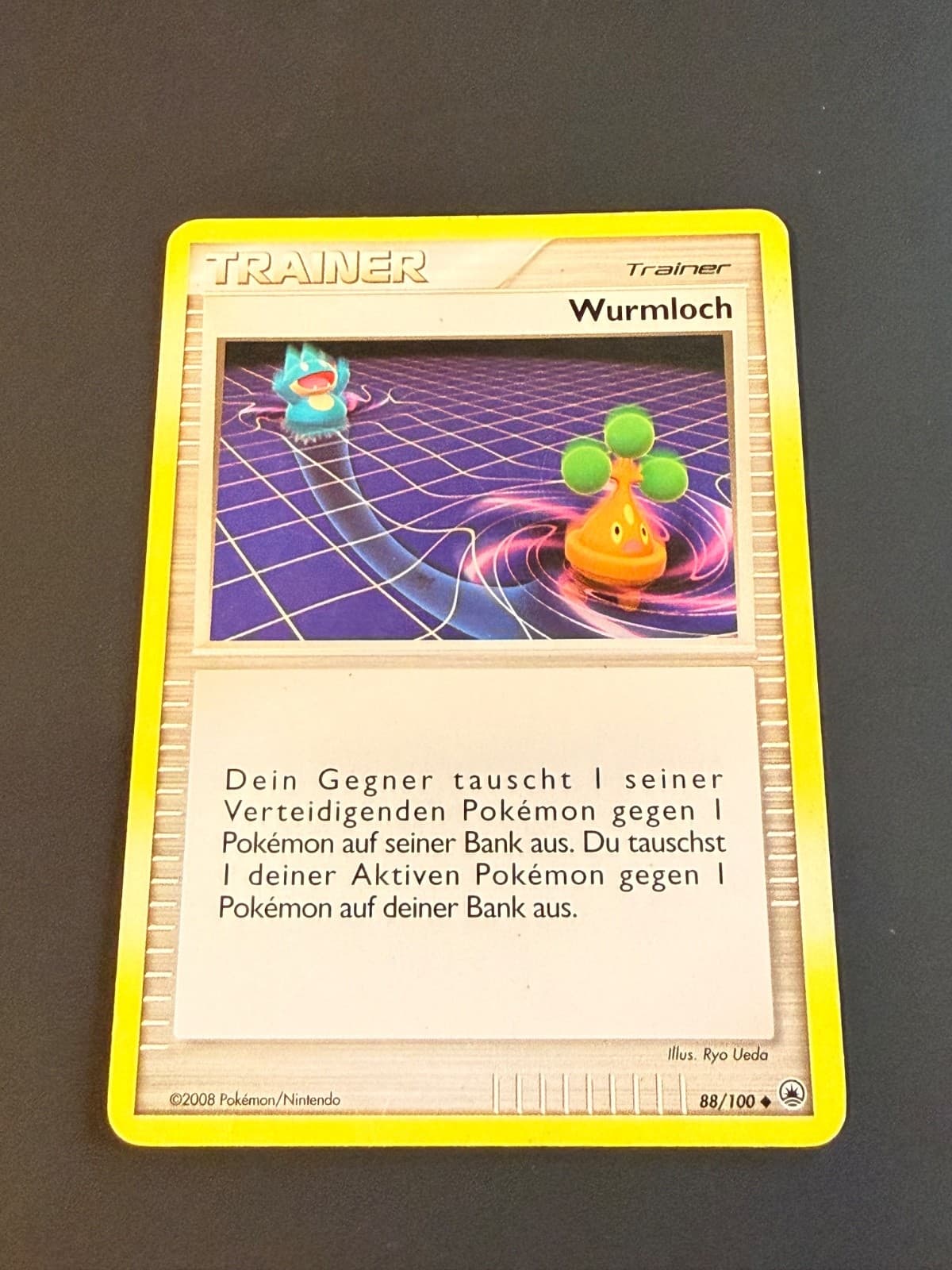 Pokemon Karte Trading Card Game Majestätischer Morgen Nr. 88/100 Wurmloch