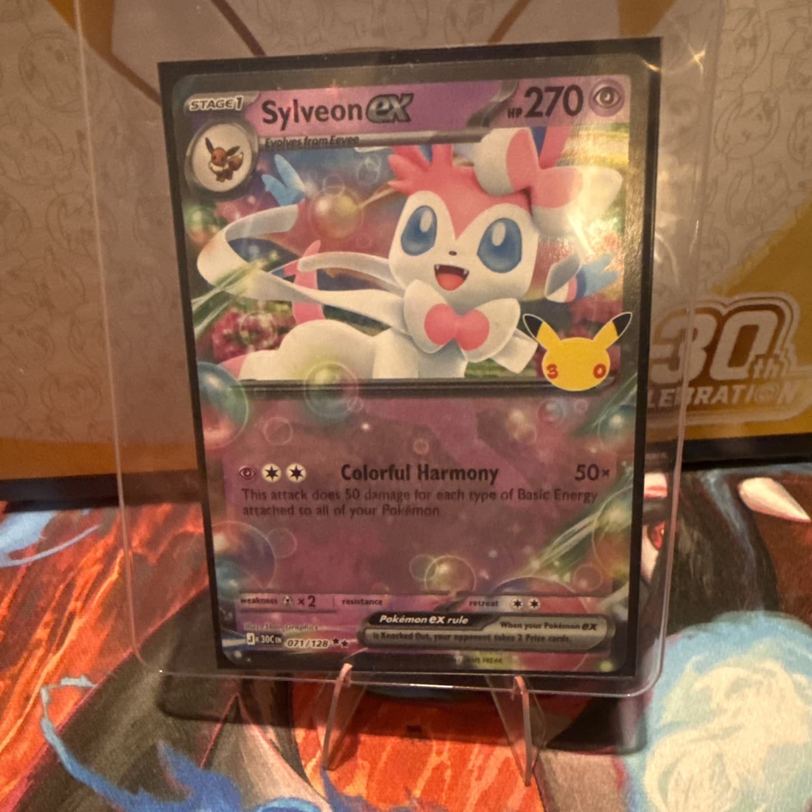 Sylveon ex Double Rare ME: 30th Celebration 071/128 NM