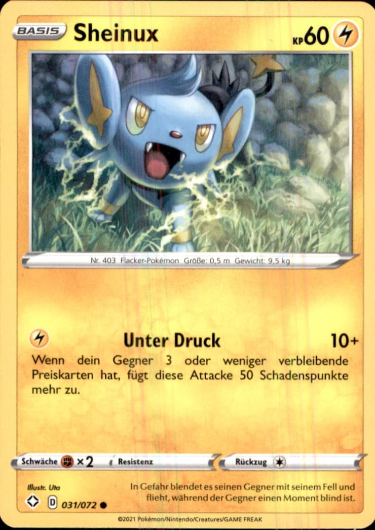 Pokemon - 31/072 - Sheinux - Glänzendes Schicksal