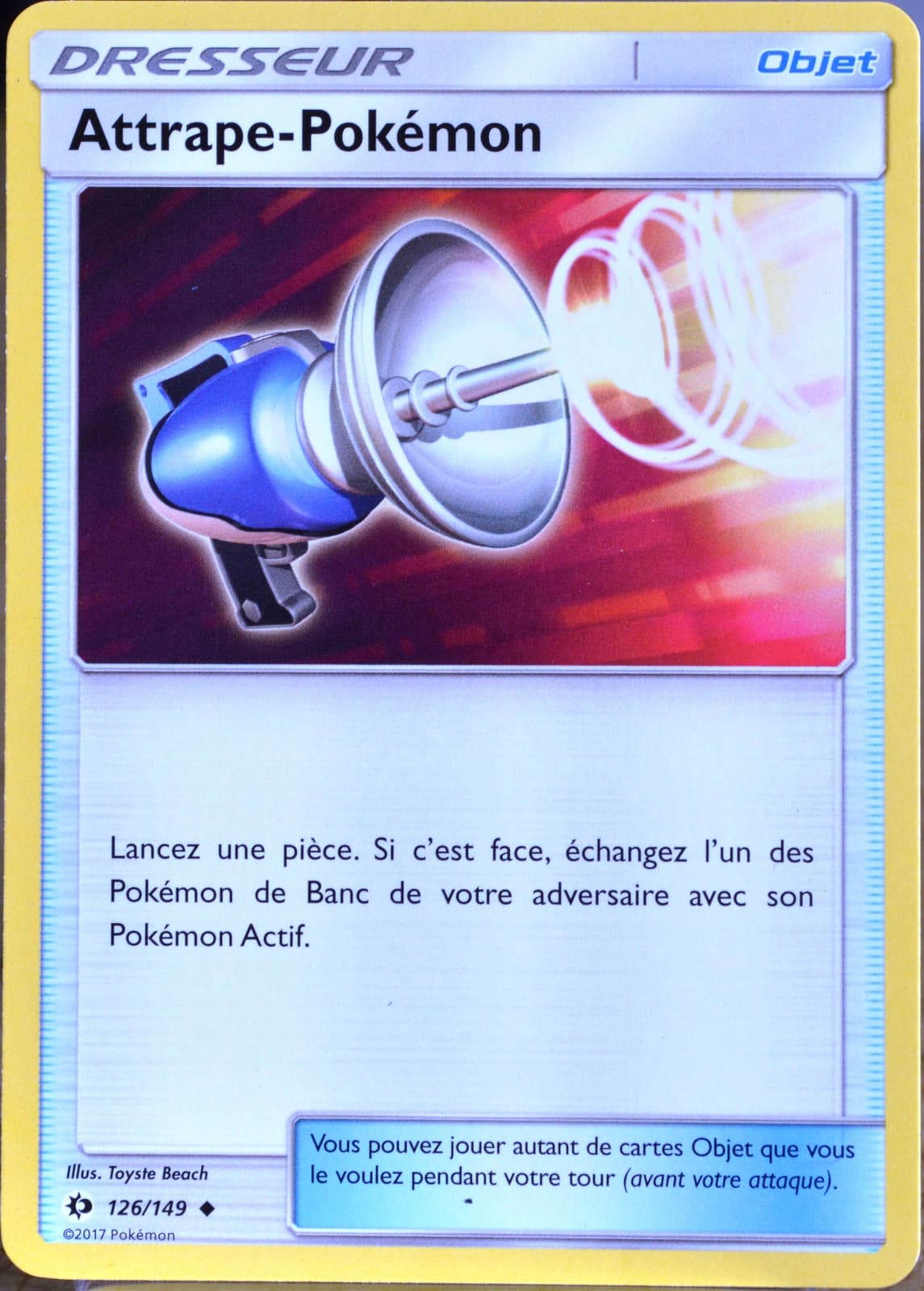 carte Pokémon 126/149 Attrape-Pokémon SM1 - Soleil et Lune NEUF FR