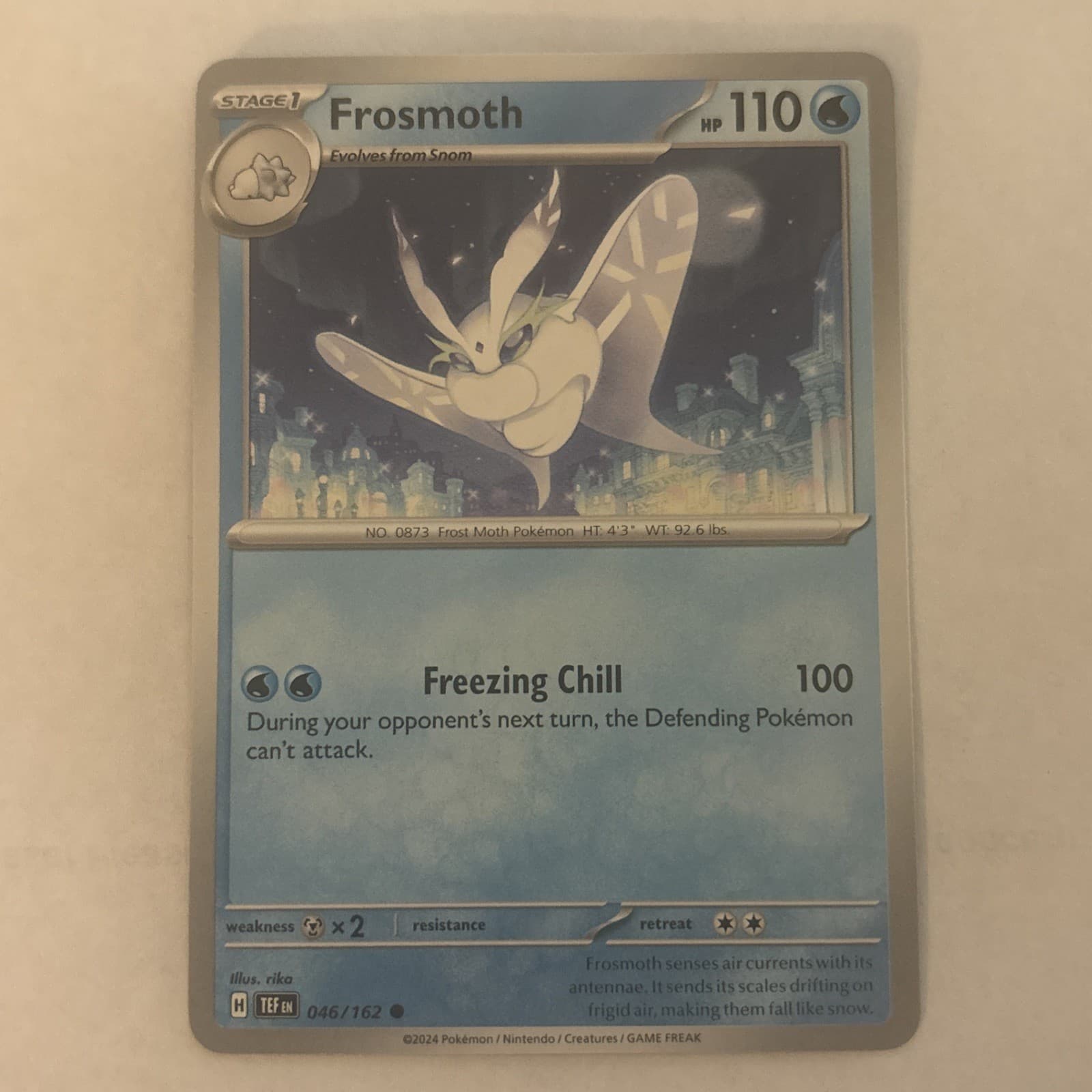 Frosmoth 46/162 Common | Temporal Forces | Pokemon Card