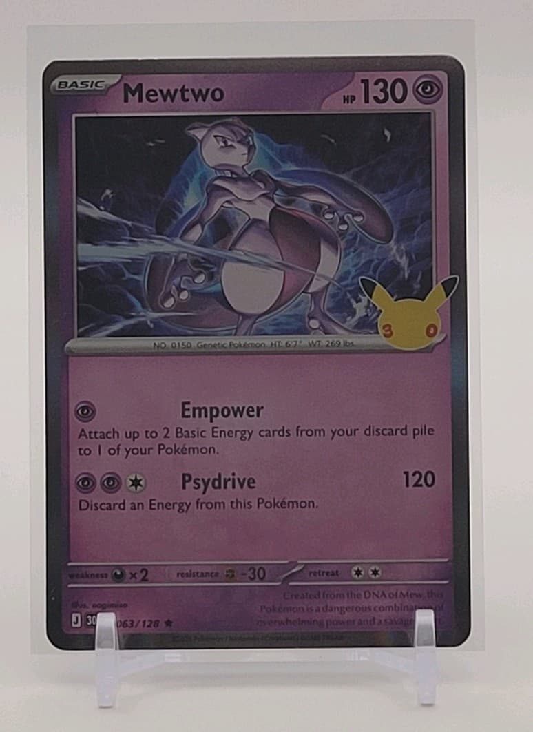 Mewtwo 63/128 - Pokémon 30th Anniversary Celebration