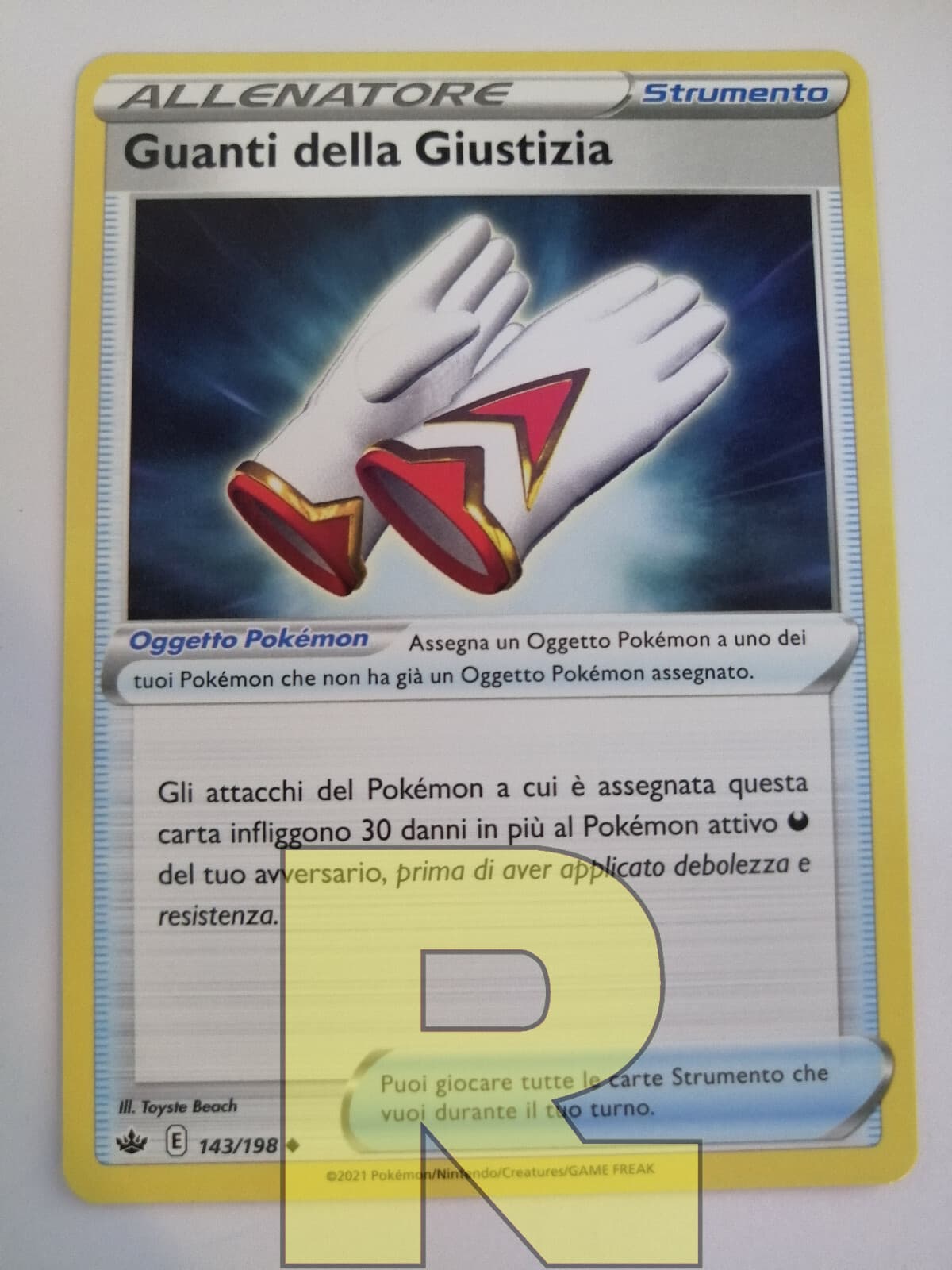 Guanti Della GIustizia ® Regno Glaciale 143/198 ® Non Comune ® Pokemon Italiano