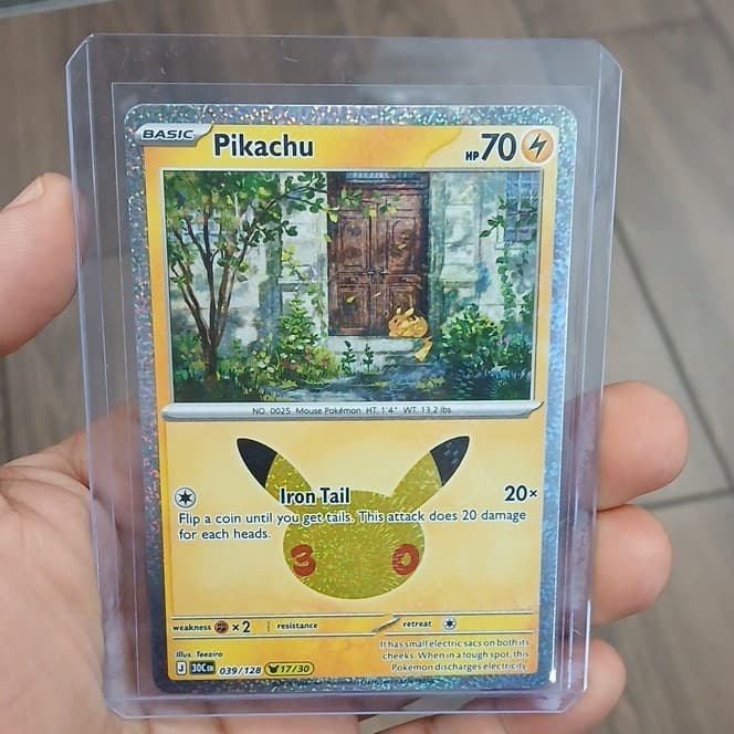 Pikachu Pokémon TCG 30th Celebration 39/128