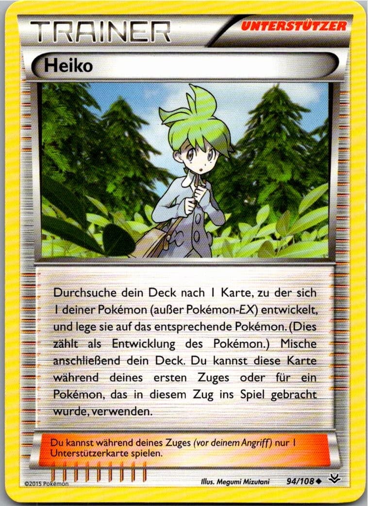 Pokemon Heiko 94/108 Drachenleuchten Deutsch