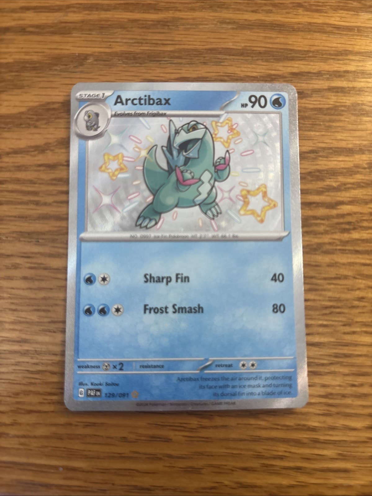 Arctibax 129/091 SV: Paldean Fates Holo
