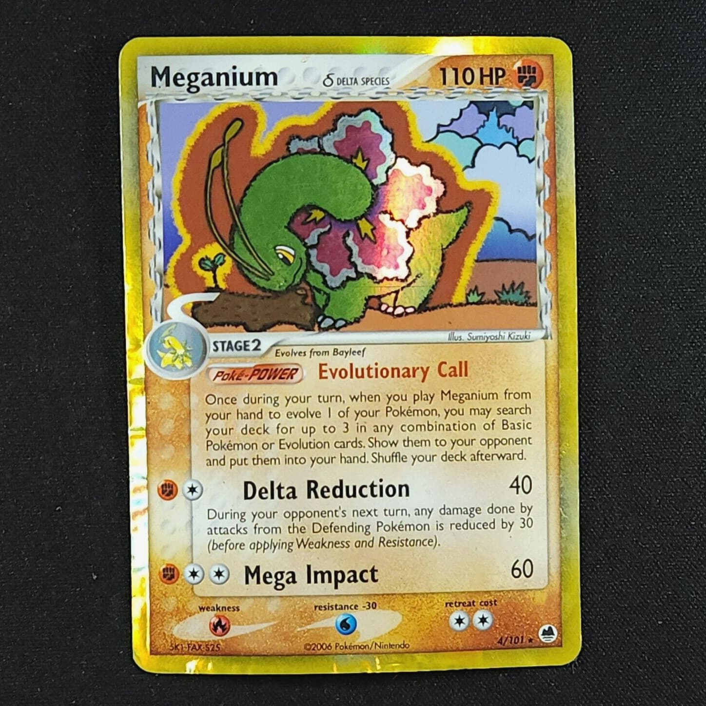 Meganium 4/101 - Dragon Frontiers - Pokemon Card