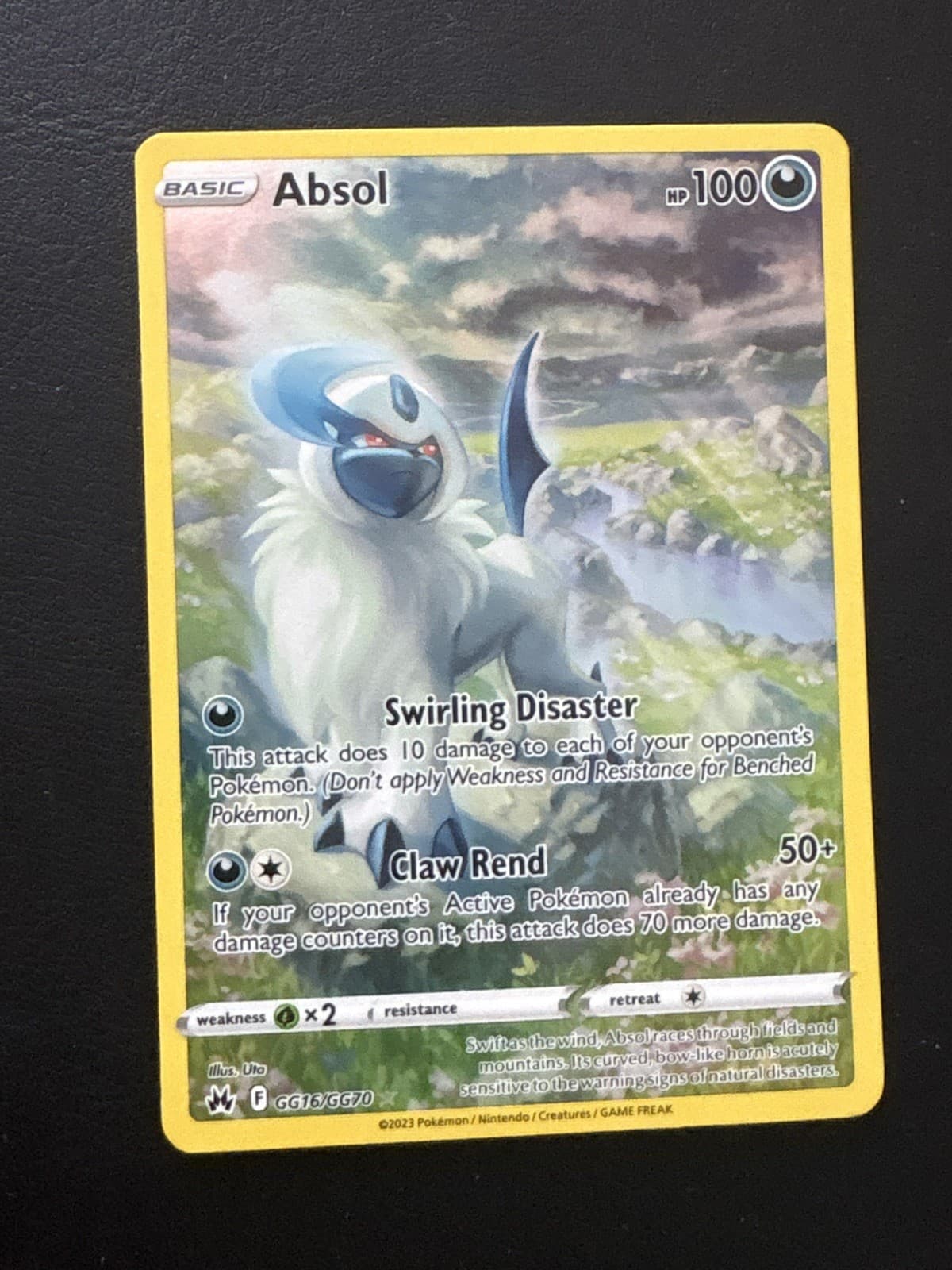 Absol GG16/GG70 Holo Crown Zenith Galarian Gallery Pokemon NM