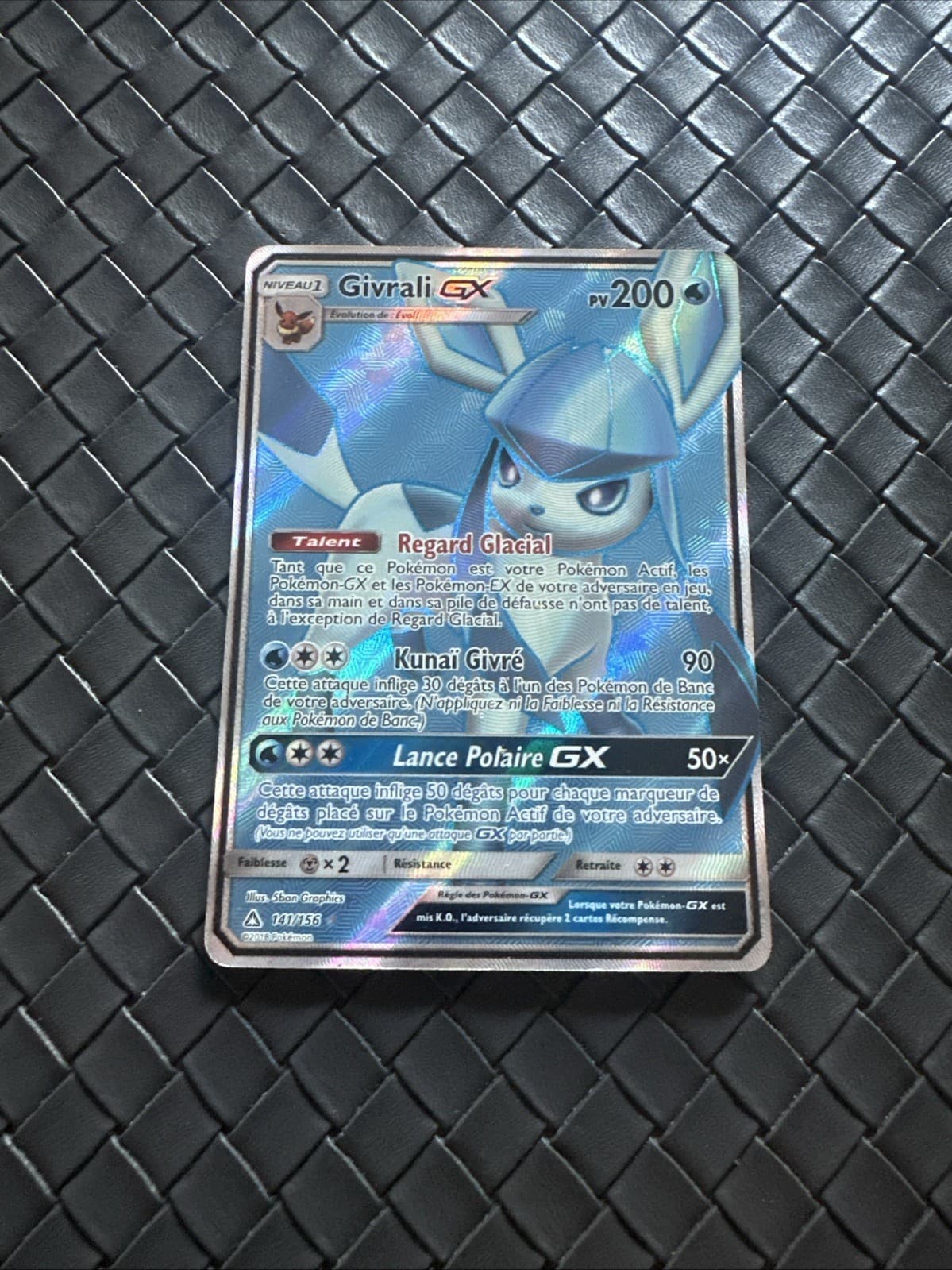 Carte Pokémon Givrali GX 141/156 Ultra Prisme Française