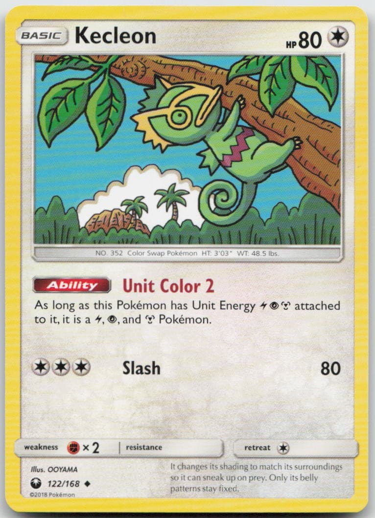 Kecleon 122/168 Uncommon Celestial Storm Pokemon TCG NM