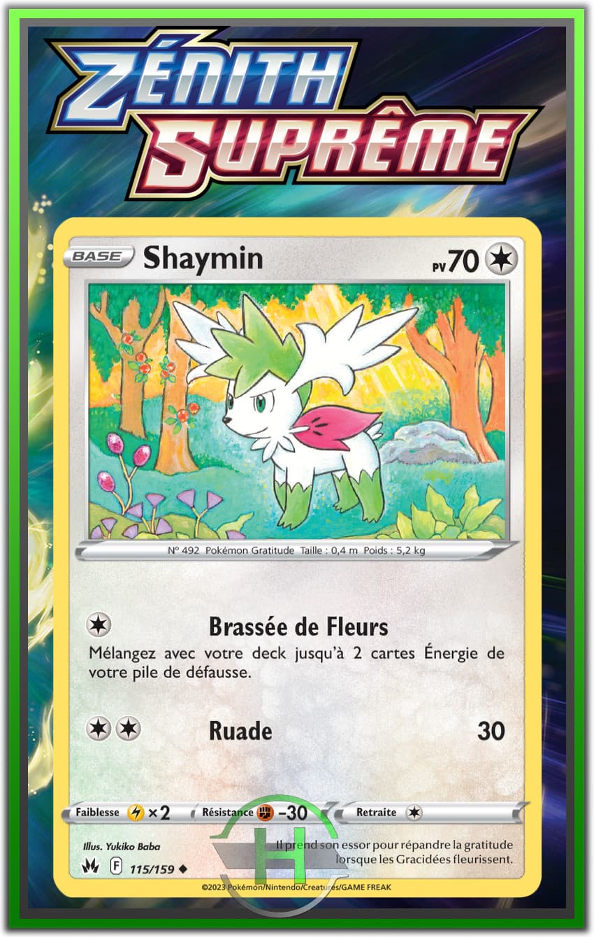 Shaymin - EB12.5:Zénith Suprême - 115/159 - Carte Pokémon Française Neuve