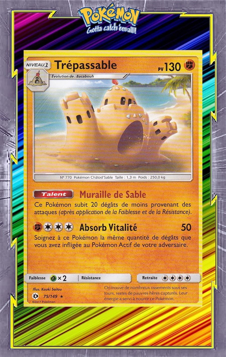 Trépassable - SL1:Soleil et Lune - 75/149 - Carte Pokemon Neuve Française