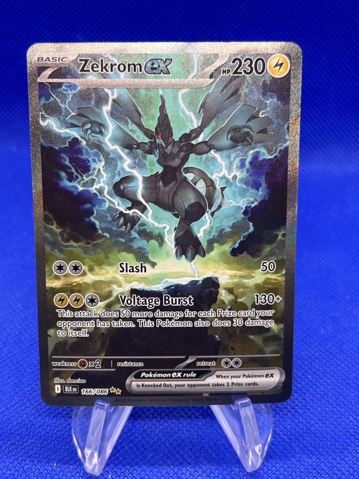 Pokemon Scarlet & Violet Black Bolt Zekrom ex 166/086 Special Illustration Rare
