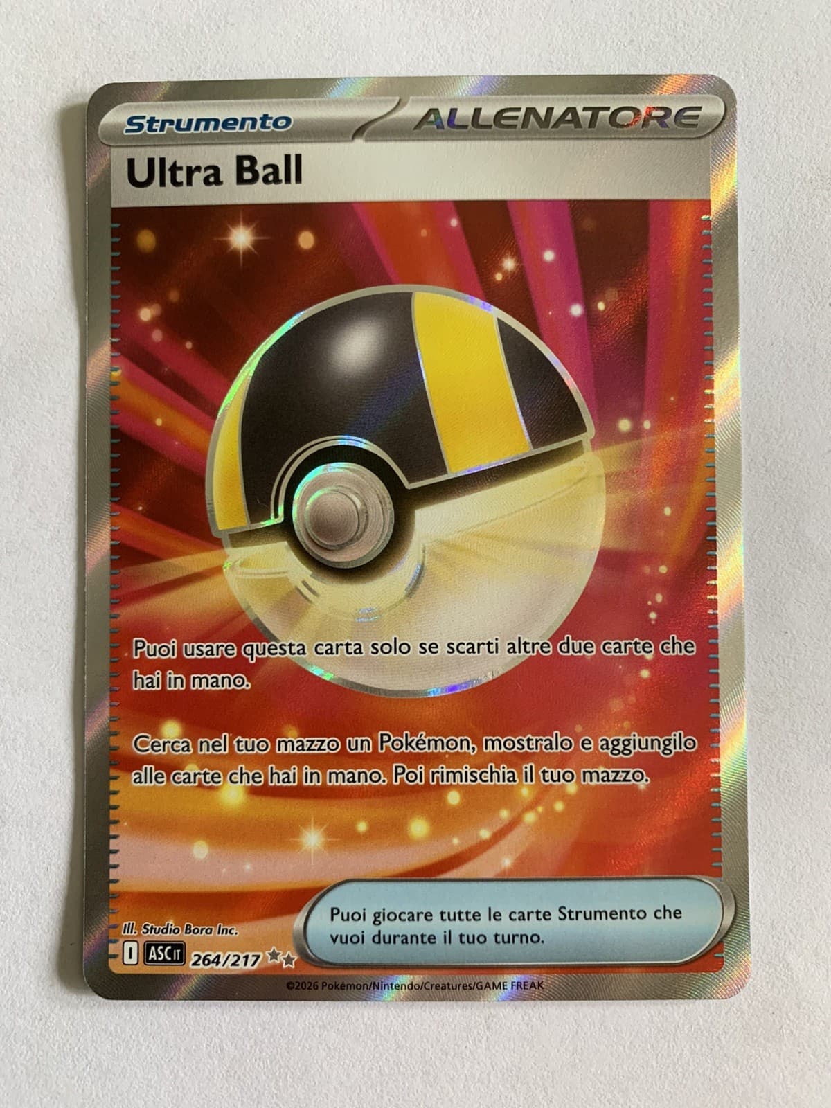 Pokemon Ultra Ball 264/217 | Ascesa Eroica ASC Italiano | Near Mint