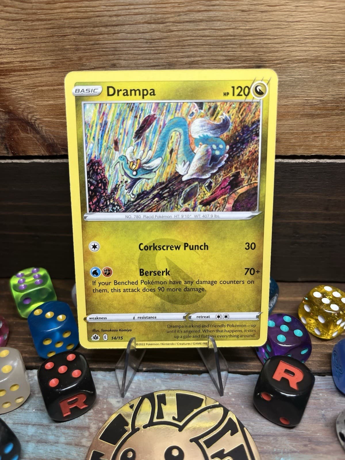 Drampa 14/15 McDonald's Promo 2022 Pokémon TCG - Tomokazu Komiya LP
