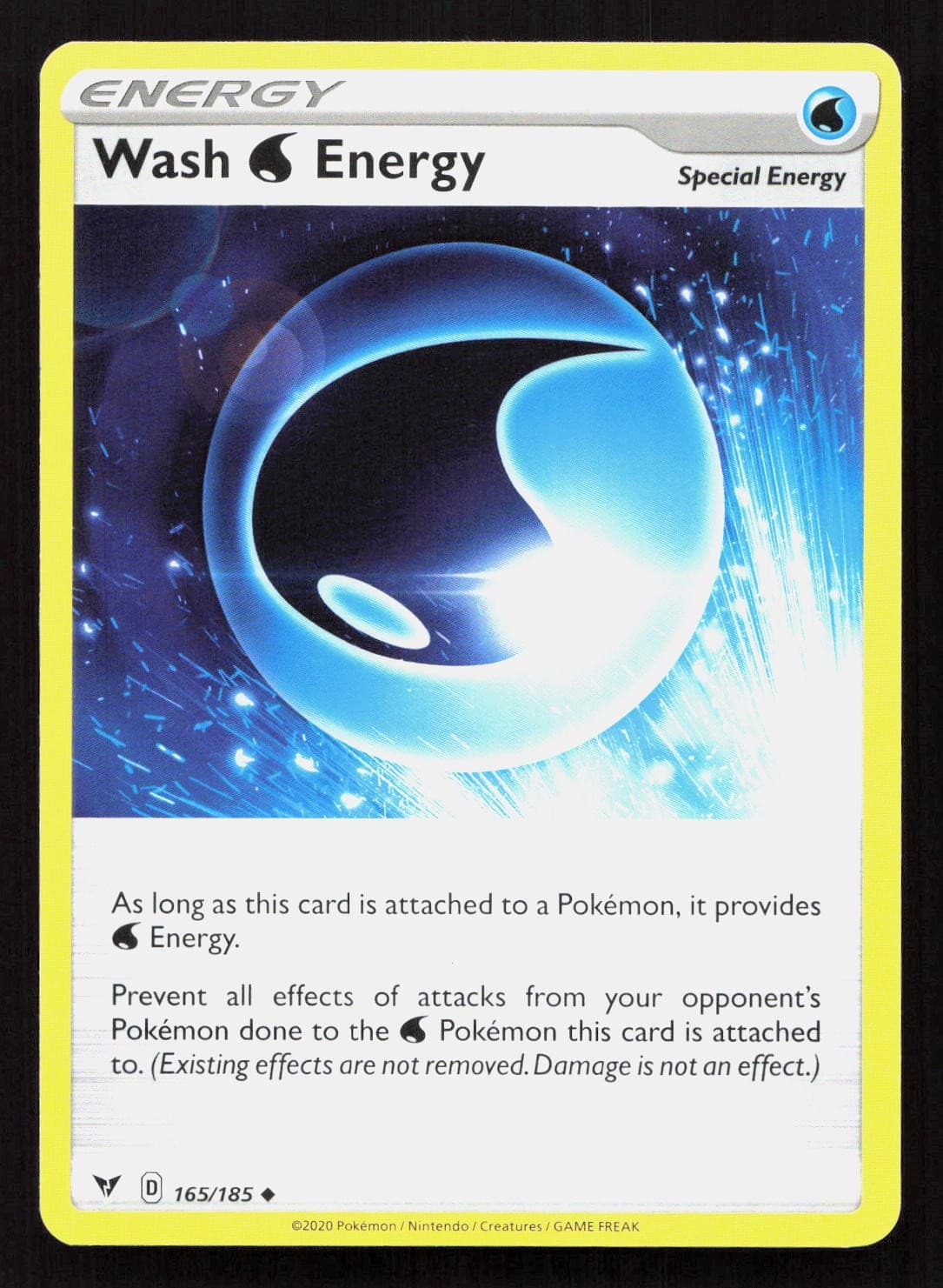 WASH WATER ENERGY 165/185 Pokemon VIVID VOLTAGE