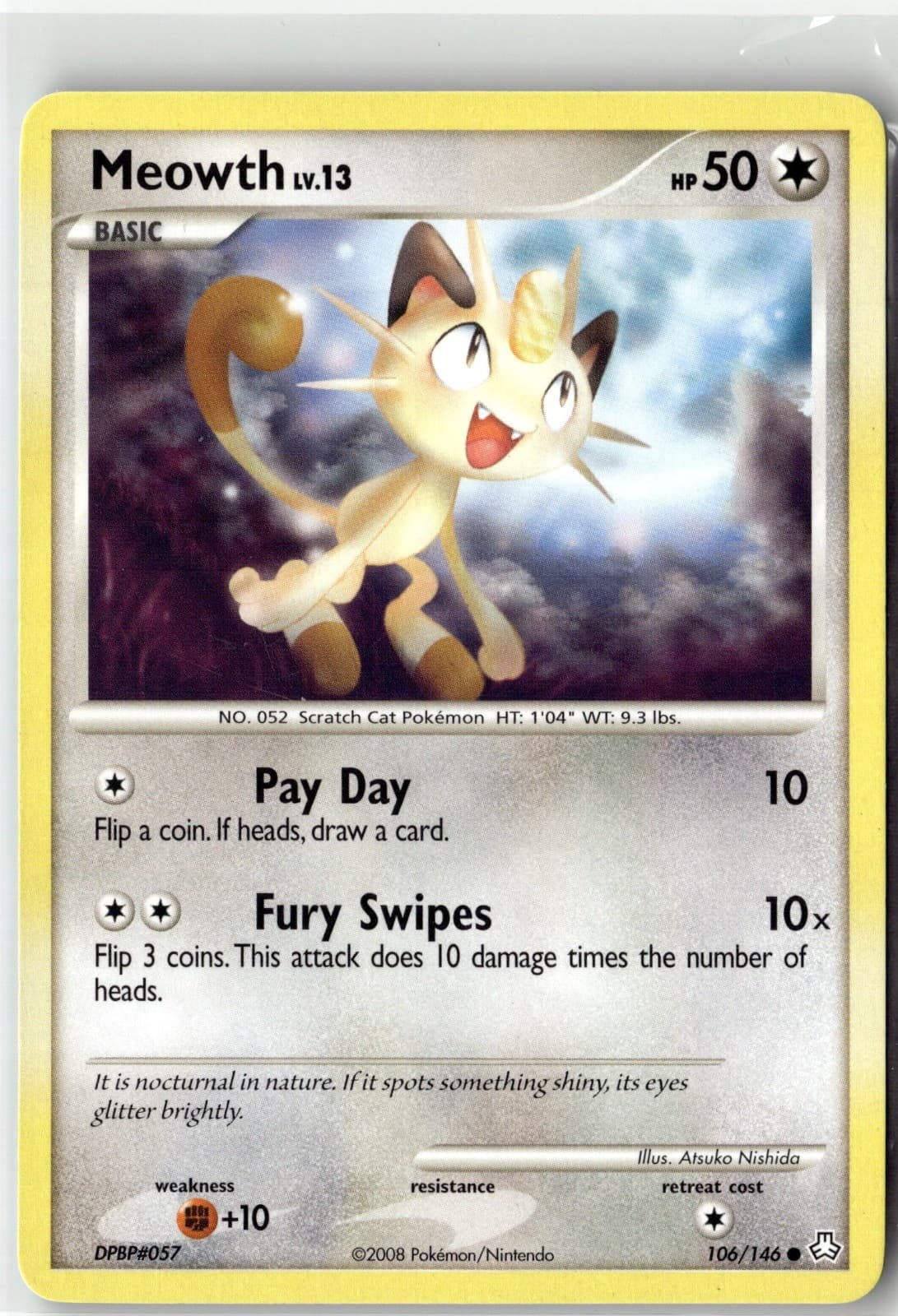 Meowth Common Legends Awakened 106/146 NM