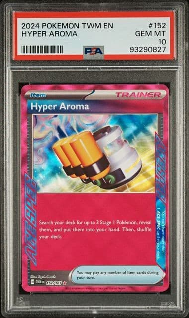 PSA 10 Hyper Aroma 152/167 Sv06 Twilight Masquerade Reverse Holo English