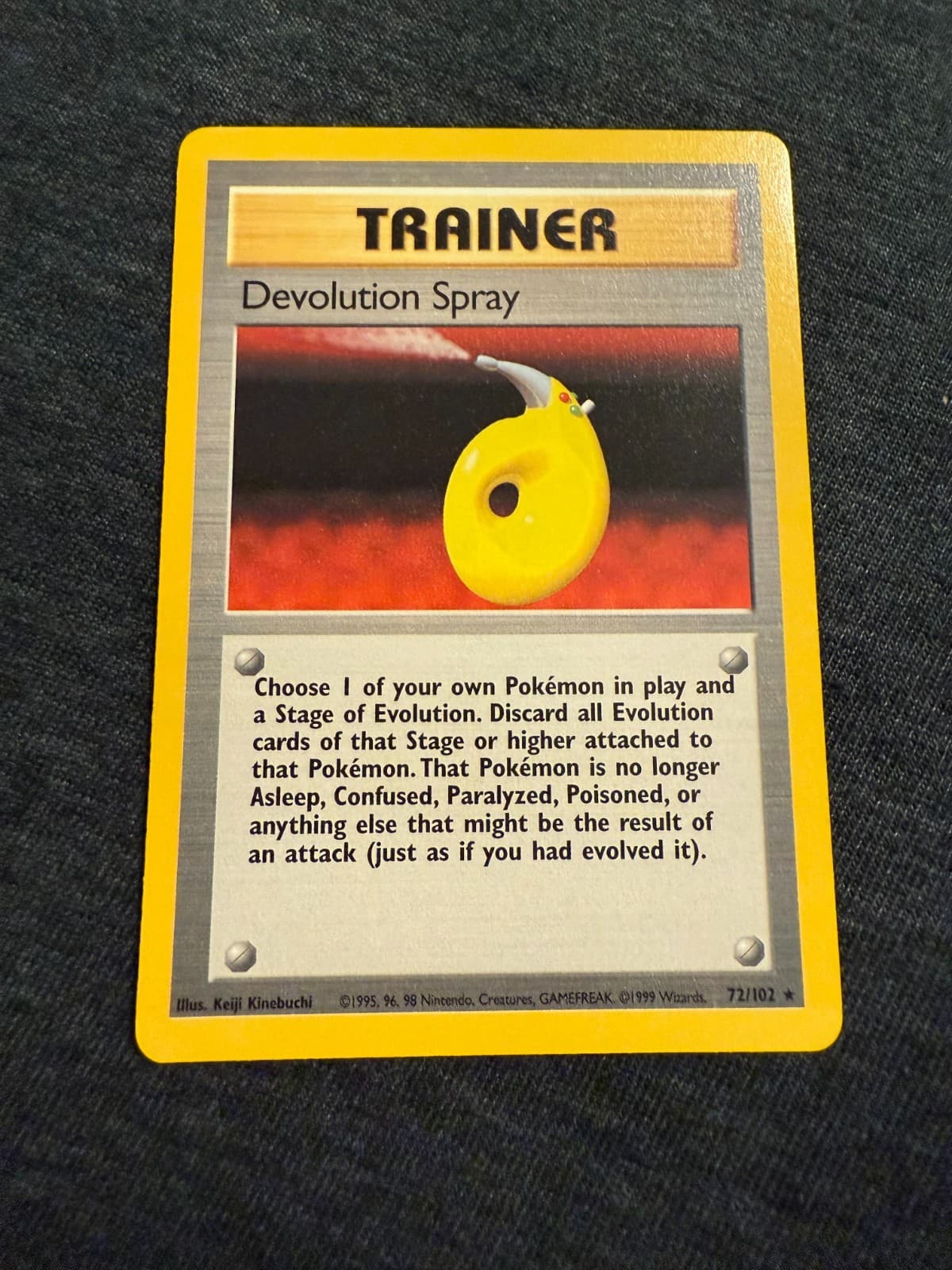 Devolution Spray Base Set 72/102 Rare VLP Pokemon