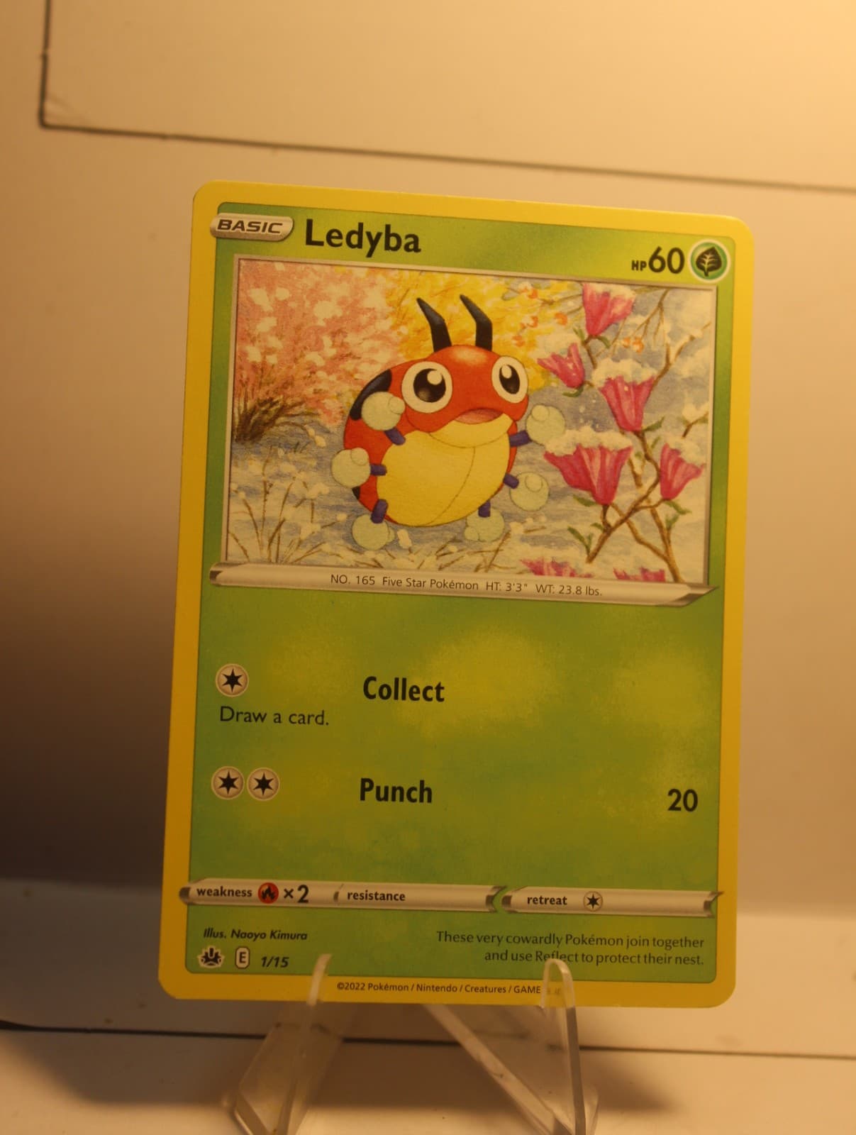 Ledyba - 1/15 001/015 Promo McDonald's Promos 2022 Pokemon