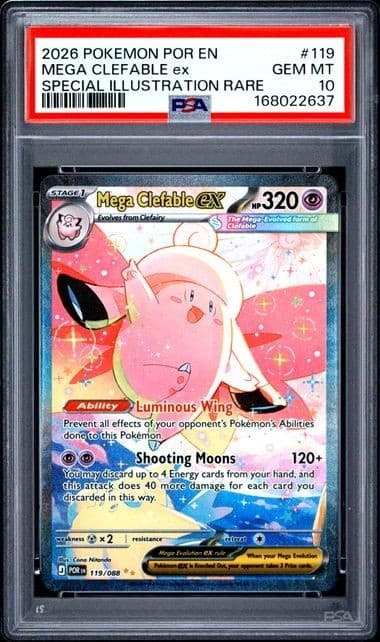 Pokemon Mega Clefable ex Perfect Order Special Illustration Rare #119 PSA 10 Gem