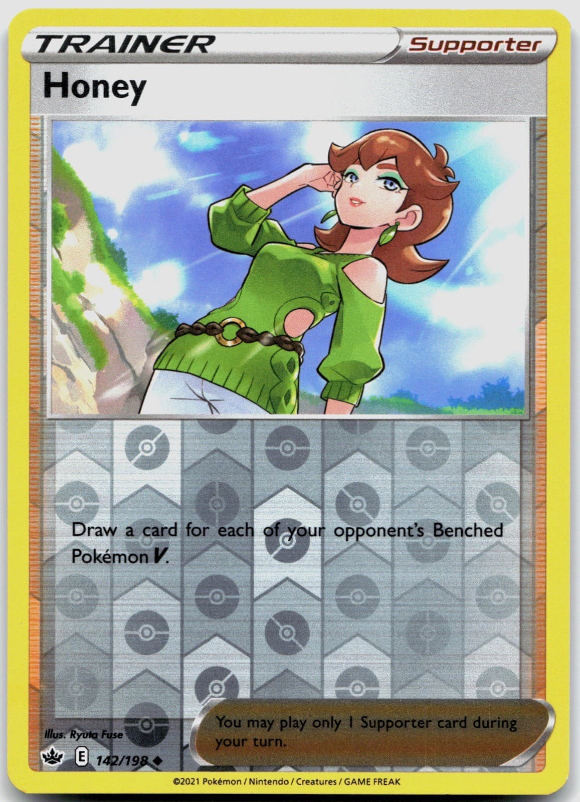 Honey 142/198 SWSH06: Chilling Reign POKEMON TCG Uncommon