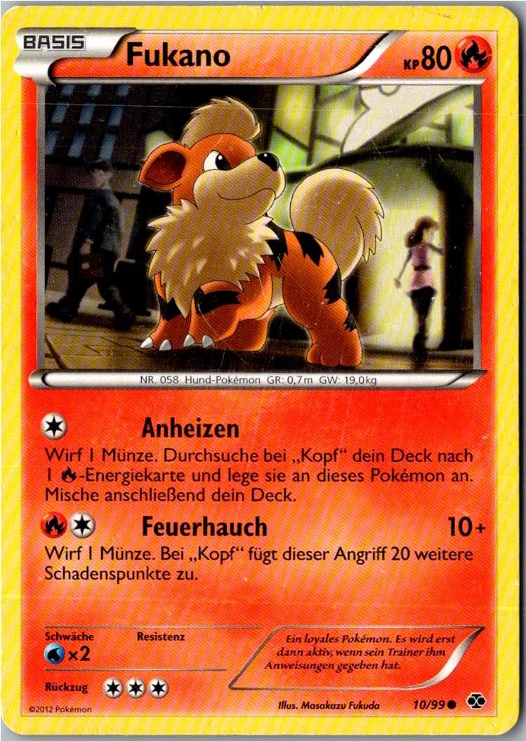 Pokemon Fukano 10/99 Kommende Schicksale Deutsch