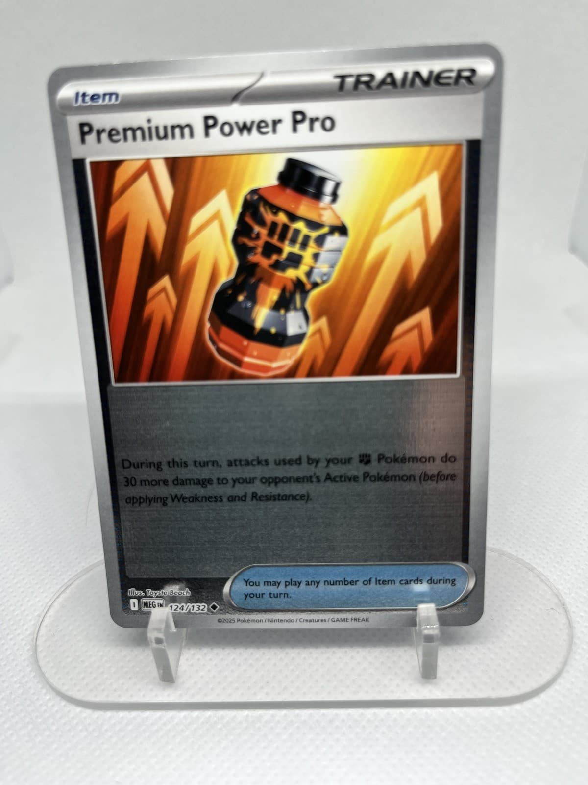 Premium Power Pro - 124/132 124/132 Uncommon ME01: Mega Evolution Pokemon