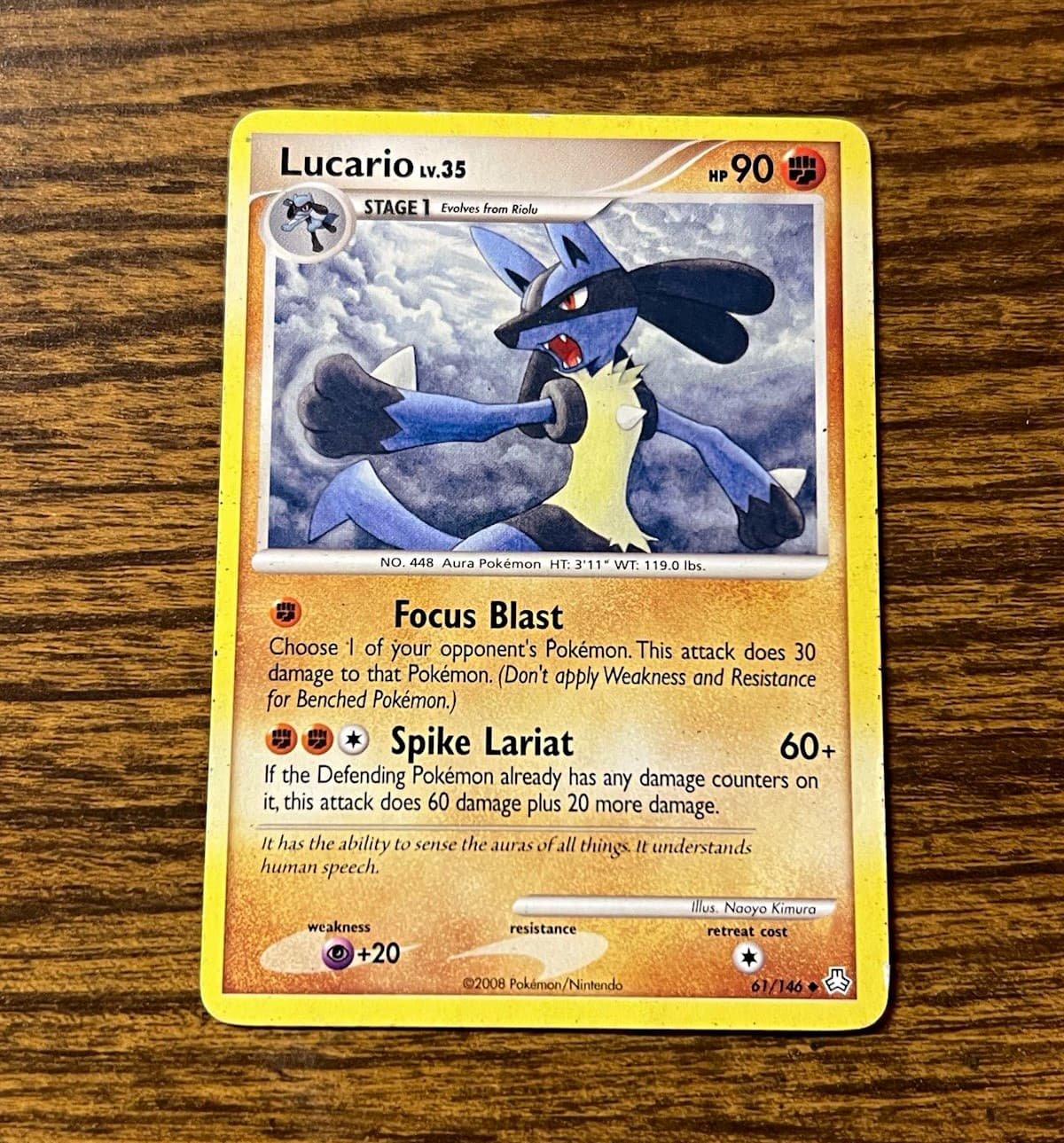Lucario 61/146 Legends Awakened English Regular Uncommon MP