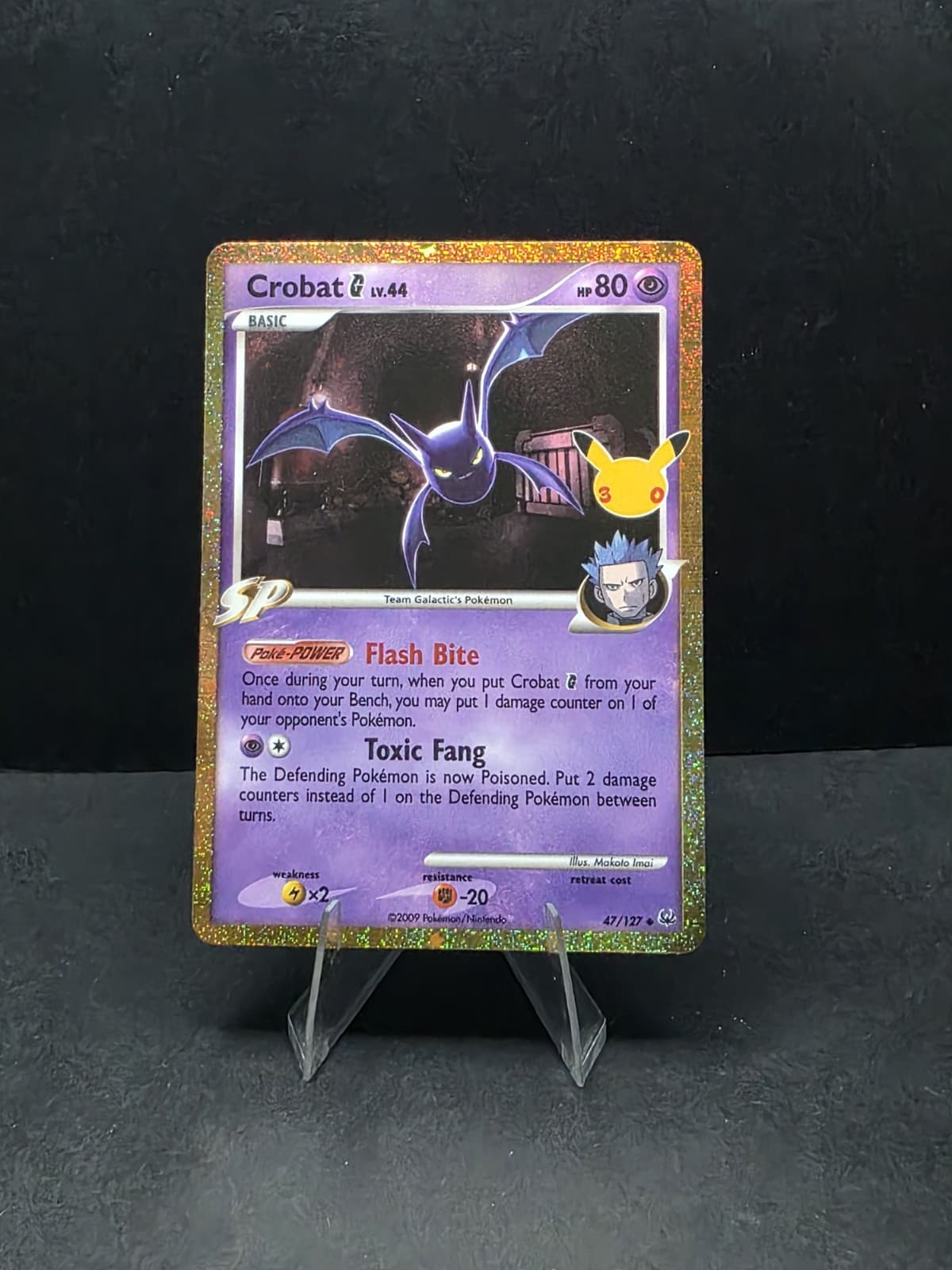 Crobat G 47/127 Pokemon 30th Celebrations Classic Collection Holo- NM