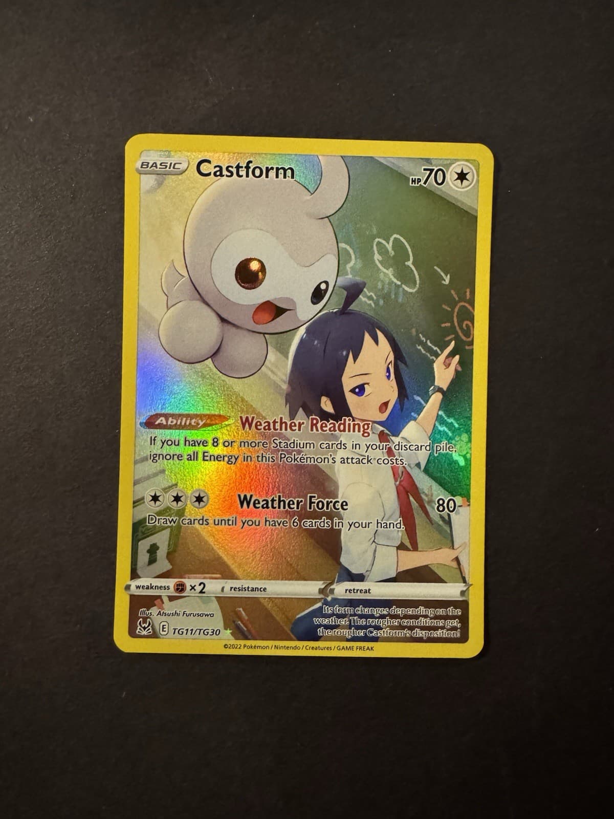 CASTFORM (Trainer Gallery) TG11/TG30 Pokemon Lost Origin NM