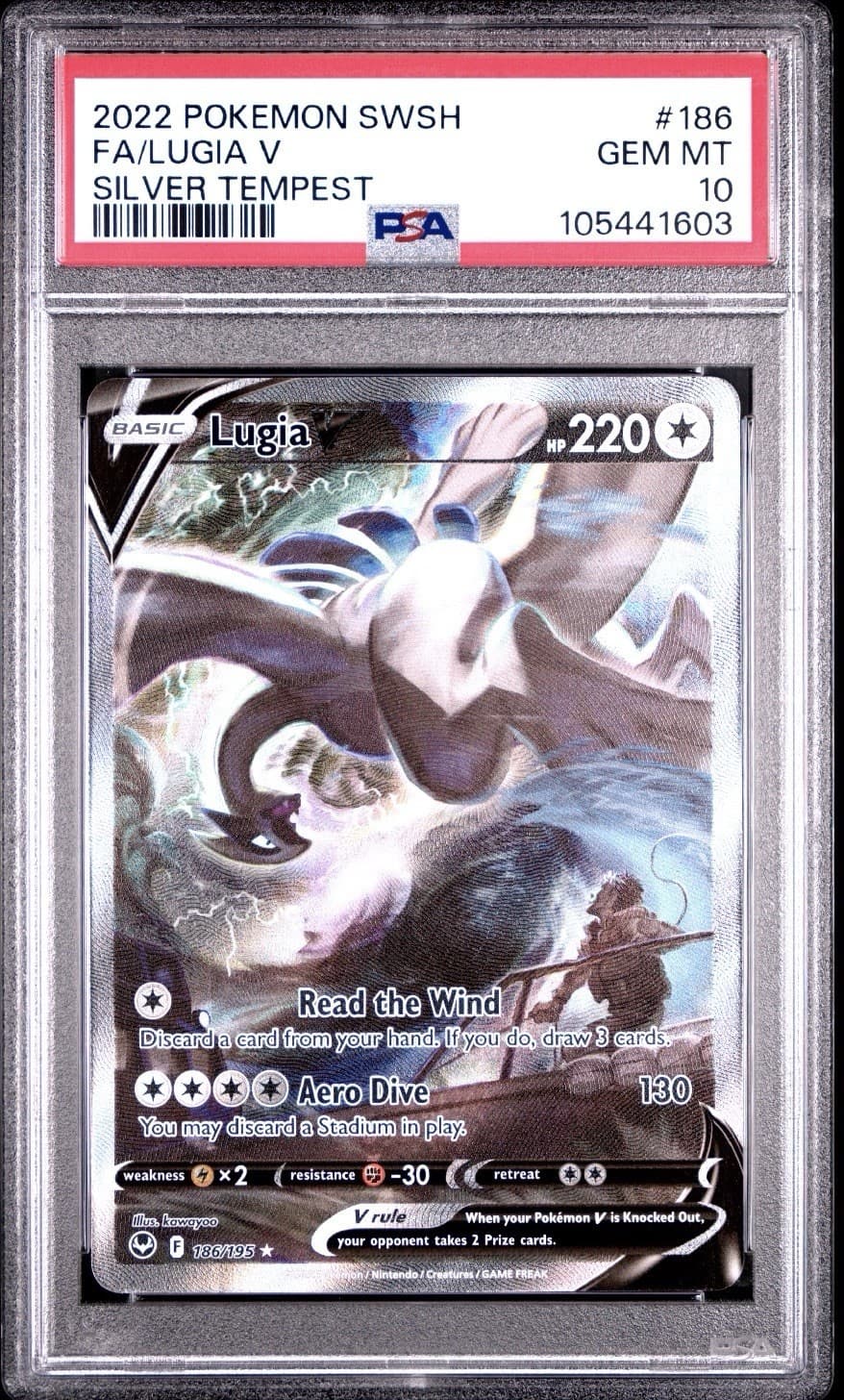 Lugia V (Alternate Full Art) 186/195 Swsh12: Sword & Shield - PSA 10