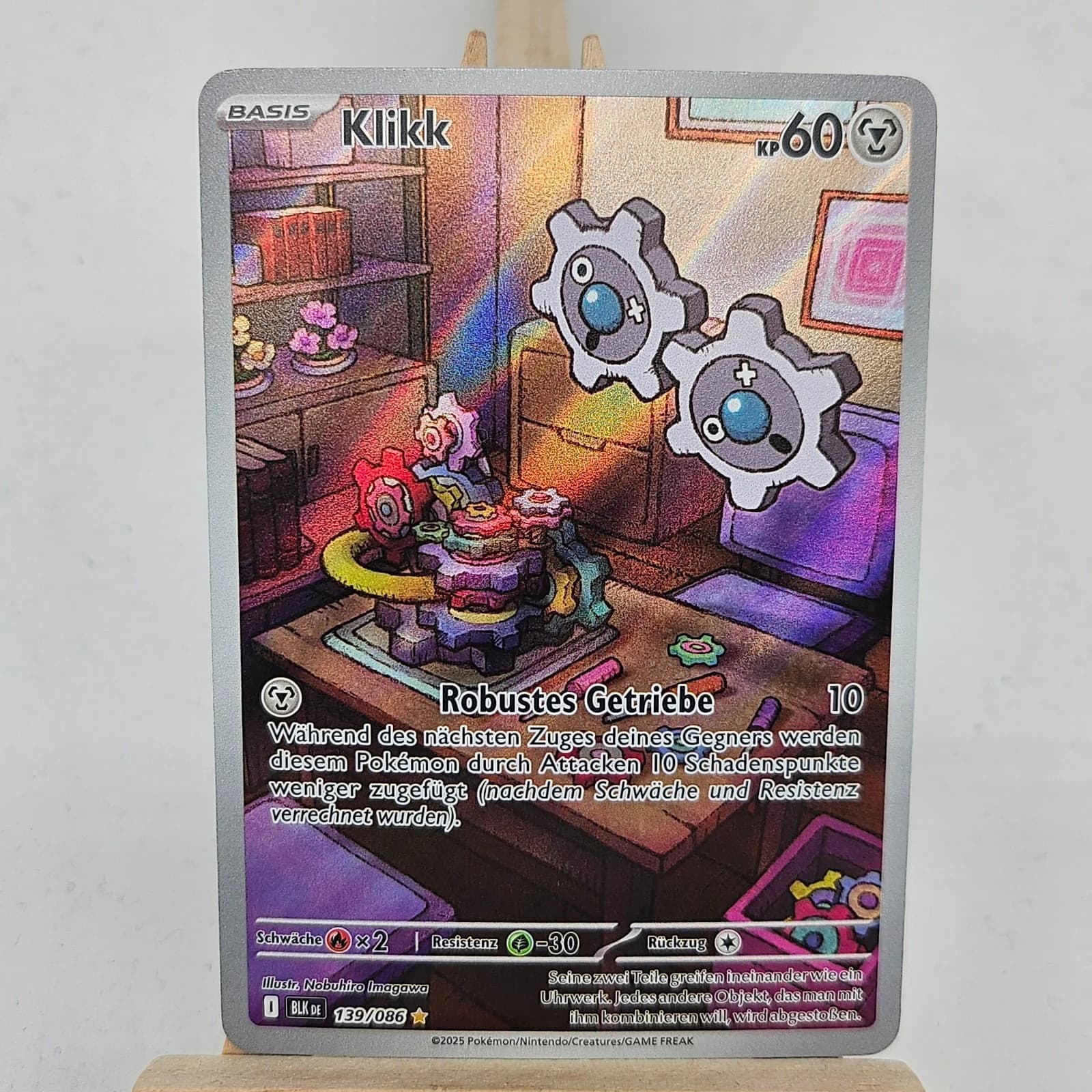 Pokemon Karte: Klikk 139/086 Schwarze Blitze Near Mint Deutsch IR
