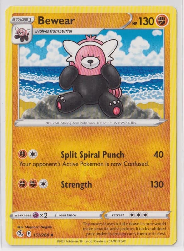 Pokemon SWSH - Fusion Strike 151/264 Bewear