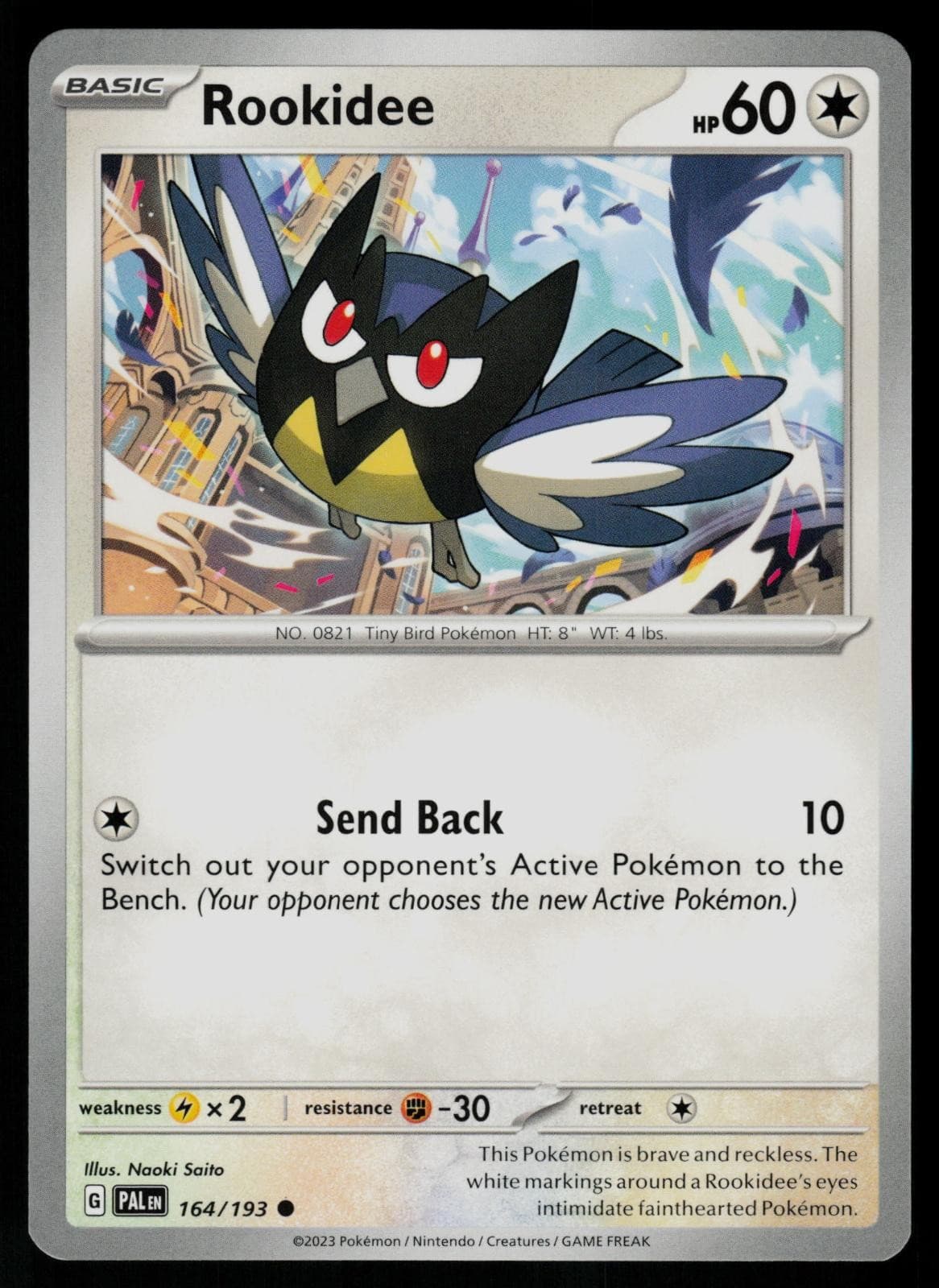 Rookidee 164/193 Common - Pokemon Paldea Evolved