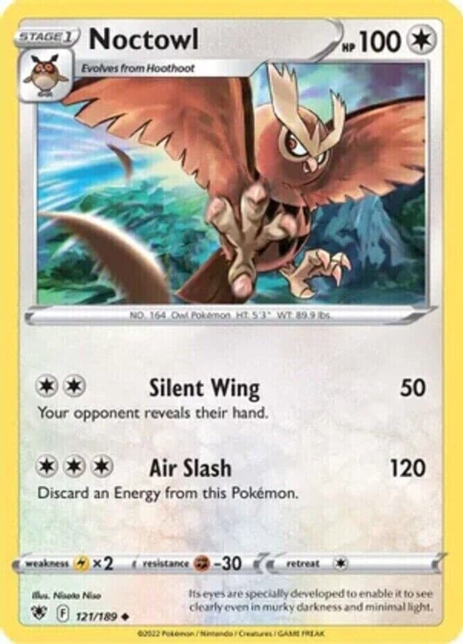 Pokemon - Noctowl 121/189 Astral Radiance - NM/M