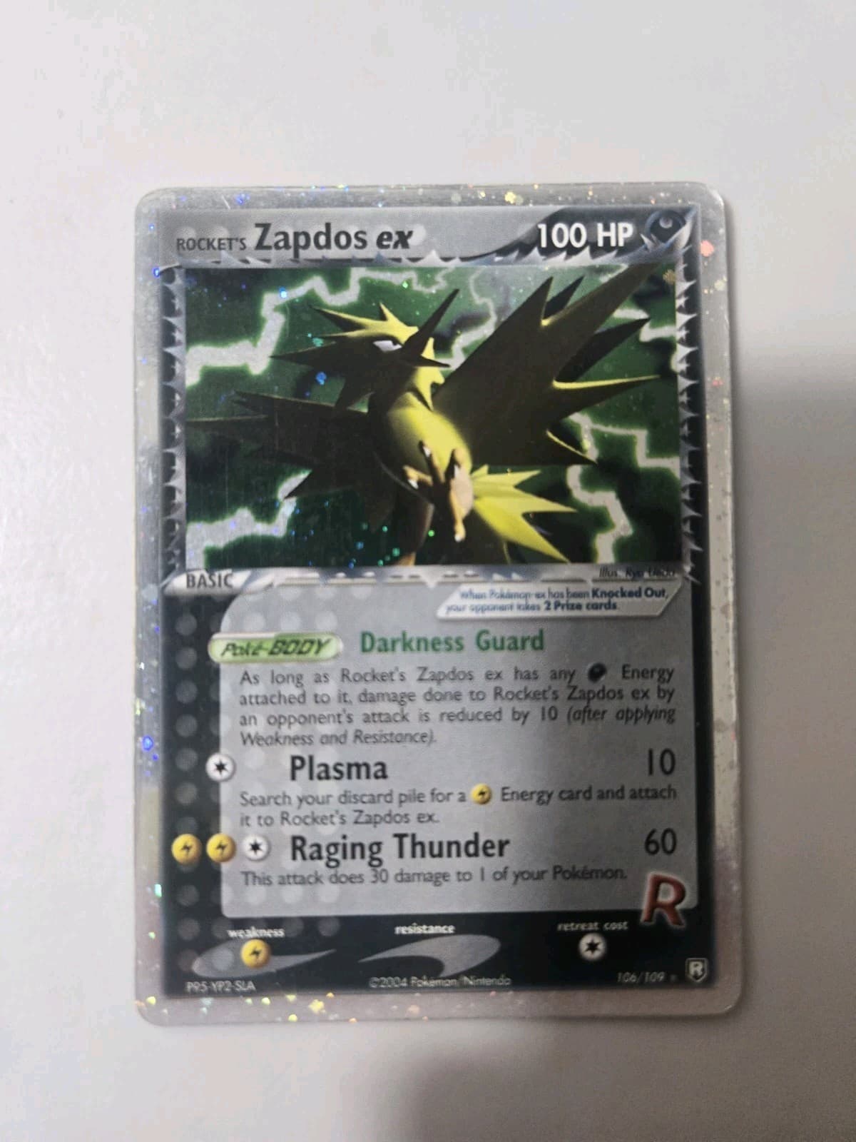 Rocket's Zapdos ex 106/109 EX Team Rocket Returns Holo
