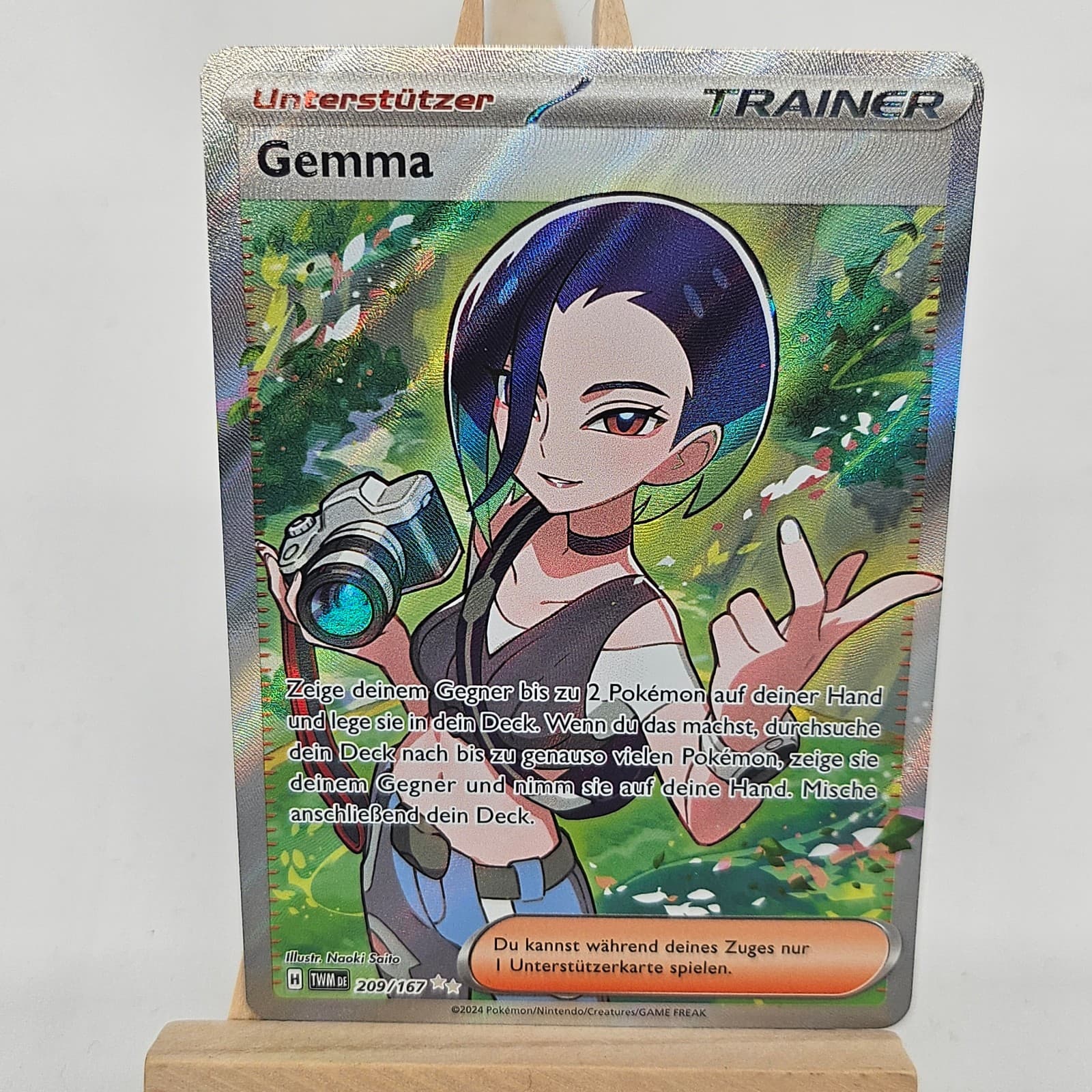 Pokemon Karte: Gemma 209/167 Maskerade im Zwielicht NM Deutsch UR