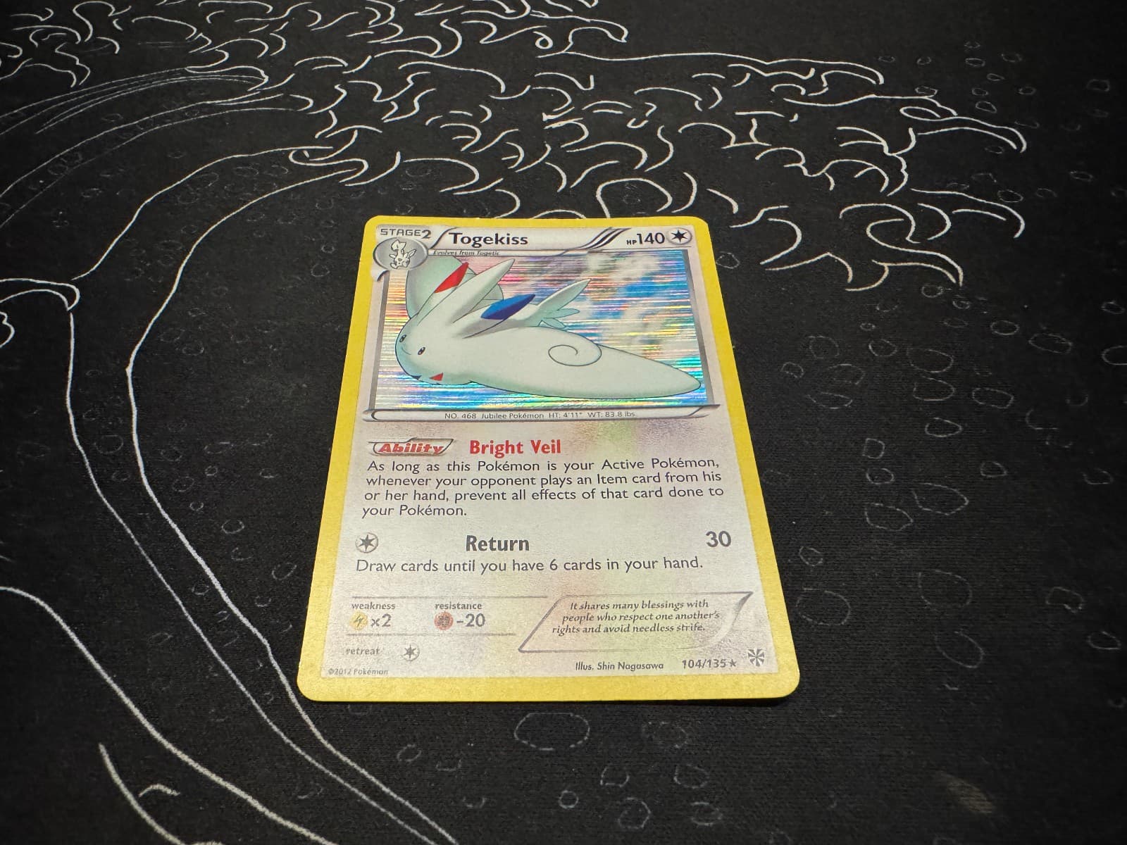 Pokemon TCG Togekiss Plasma Storm 104/135