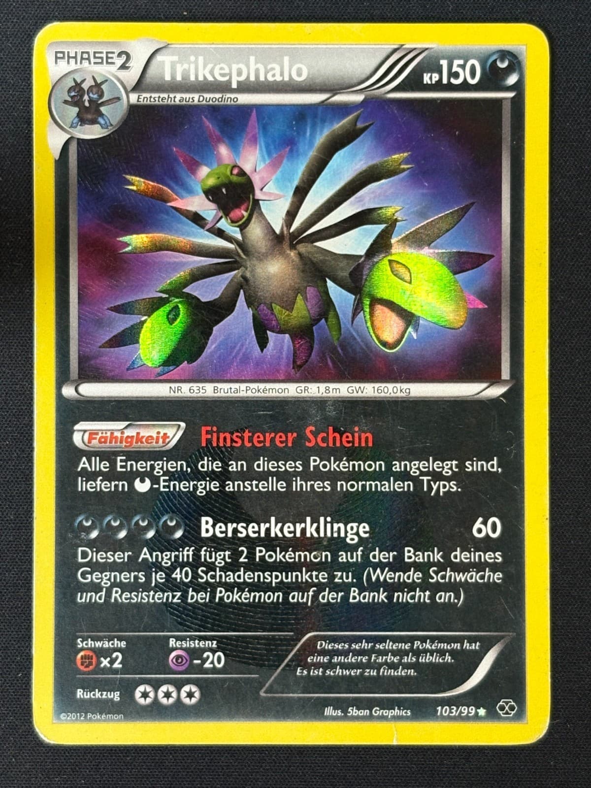 Trikephalo 103/99 Kommende Schicksale Shiny Deutsch VG Pokemon