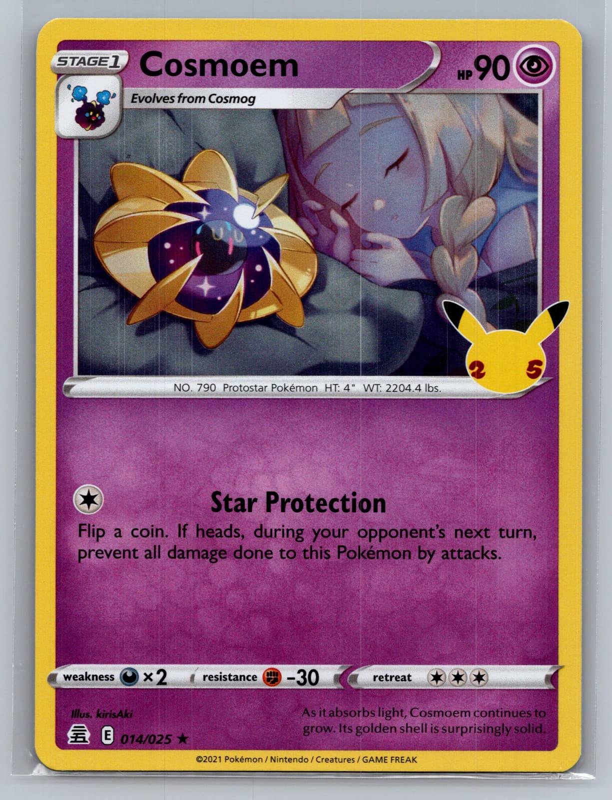 Cosmoem 14/25 Celebrations Holo Rare Pokemon TCG NM — photo 1 of 2