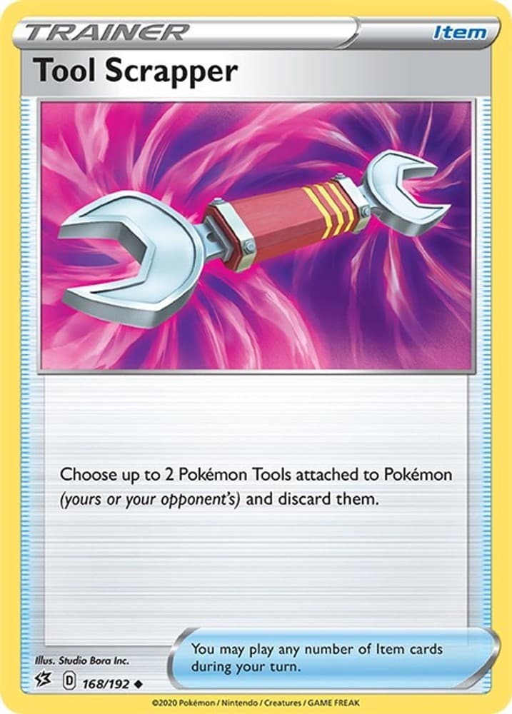 Tool Scrapper 168/192 Pokemon SWSH02: Rebel Clash NM EN Studio Bora Inc.