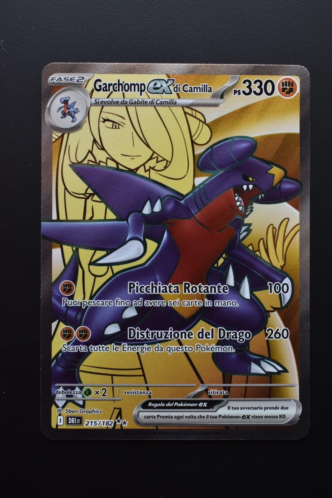 GARCHOMP ex di Camilla 215/182 - DRI - ITA - Rivali Predestinati - POKEMON