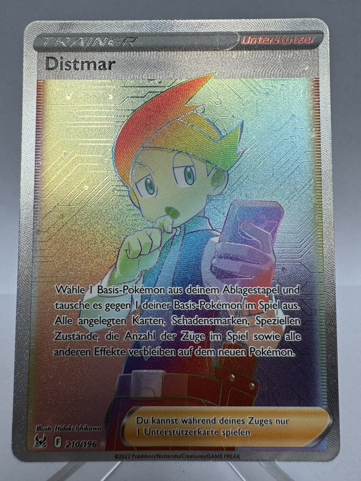 Distmar 210/196 Verlorener Ursprung deutsch Pokemon Karten NM