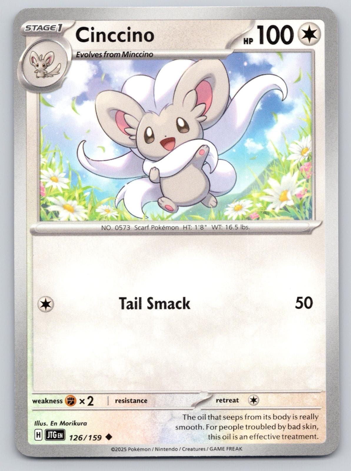 NM Cinccino 126/159 Uncommon Journey Together Pokemon 2025