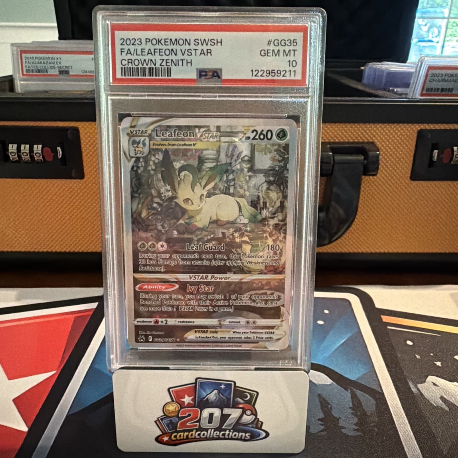 2023 Pokemon SWSH Crown Zenith #GG35 FA Leafeon VSTAR PSA 10 GEM MINT